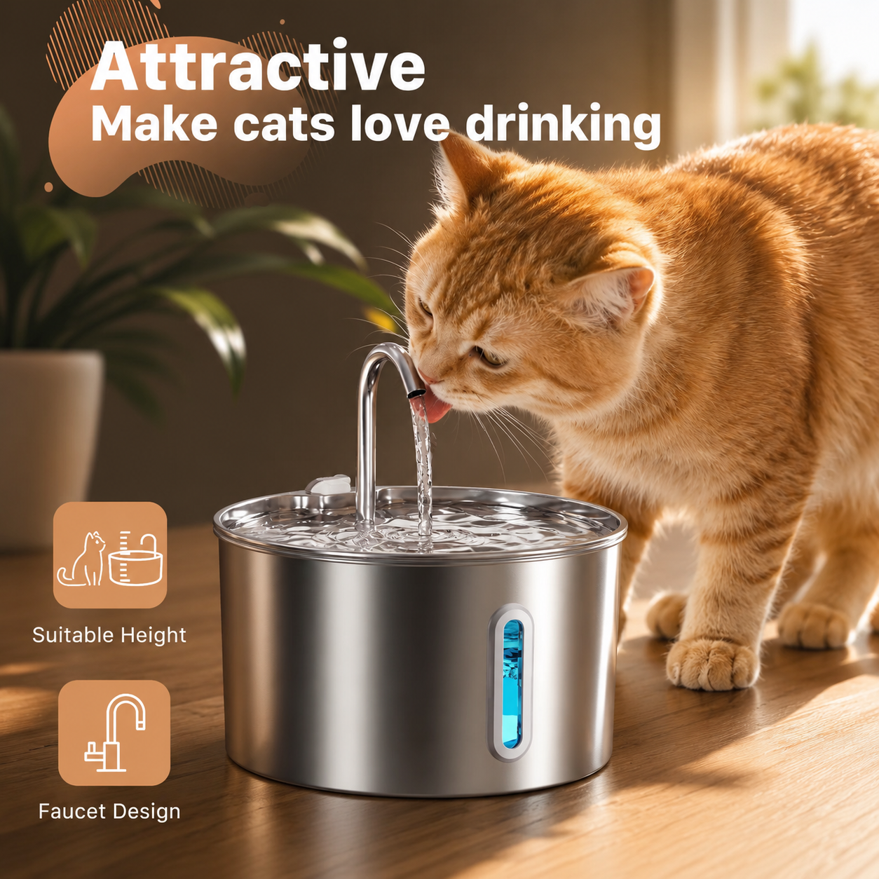 Fresh Flowing Water for Happier Cats